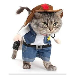 NEW IN PACKAGE NACOCO COWBOY PET COSTUME